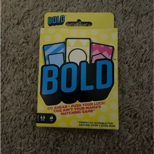 NWT BOLD Family Card Game Matching Game